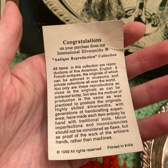 Vintage Silverplated Cordial Set - 1 Tray, Four Mini Goblets - Picture 10 of 16